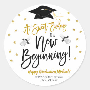 Sweet Ending To a New Beginning Stickers