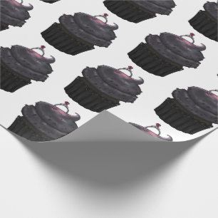 Sweet Engagement Cupcake Wrapping Paper