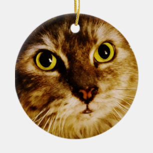 SWEET FACE KITTY CERAMIC TREE DECORATION