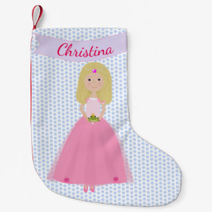 Sweet Fair Hair Princess Personalised Stocking