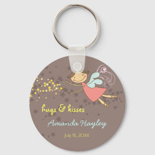 Sweet Fairy and Stars Fun Thank You Gift Keychain