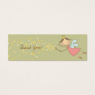 Sweet Fairy and Stars Thank You Gift Tag / Card /
