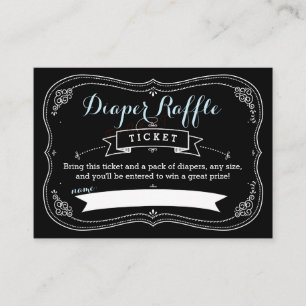 Sweet Fancy Baby Shower Diaper Raffle Insert