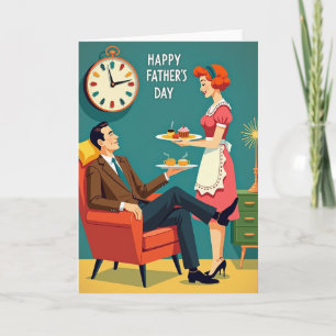 Sweet Fathers Day Arm Chair Card