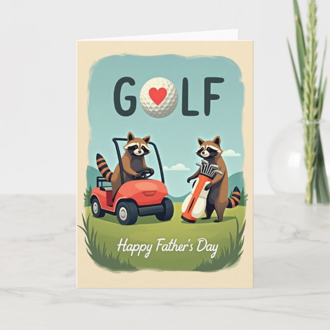 Sweet Fathers Day Auto Ride Card (Front)