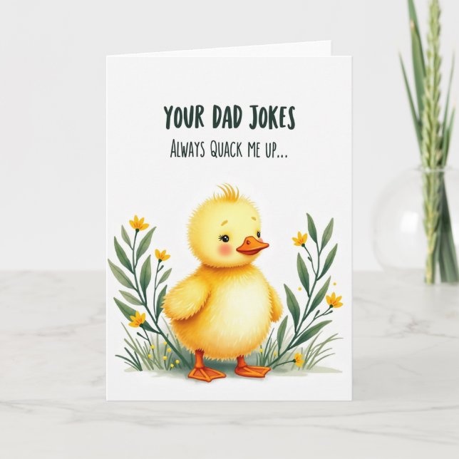 Sweet Fathers Day Bird Art Card (Front)