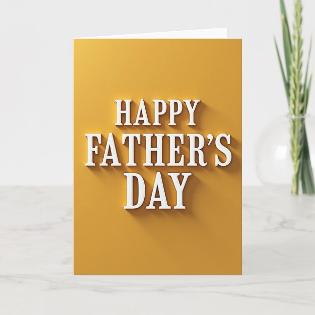 Sweet Fathers Day Block Card (Front)
