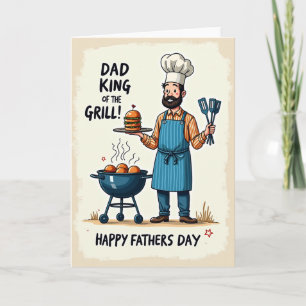 Sweet Fathers Day Burger Card