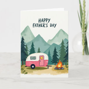 Sweet Fathers Day Camper Card