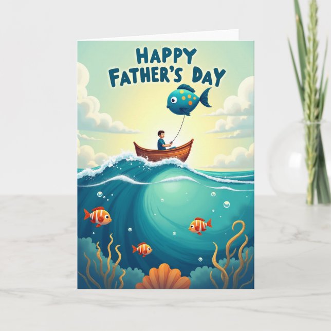 Sweet Fathers Day Catch Card (Front)