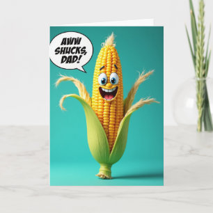 Sweet Fathers Day Corn Card