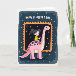 Sweet Fathers Day Dinosaur Card