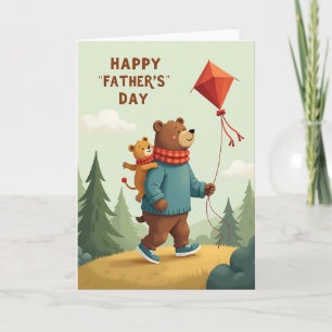 Sweet Fathers Day Kite Card