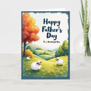 Sweet Fathers Day Pastoral Card