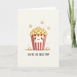 Sweet Fathers Day Popcorn Card