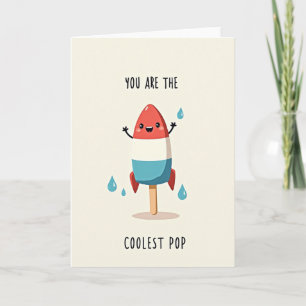 Sweet Fathers Day Rocket Pop Card