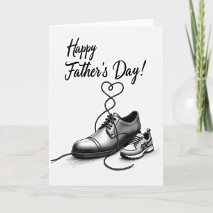Sweet Fathers Day Shoe Art Card