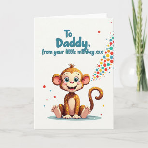 Sweet Fathers Day Simian Card