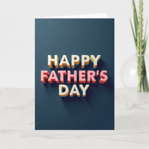 Sweet Fathers Day Stacked Card