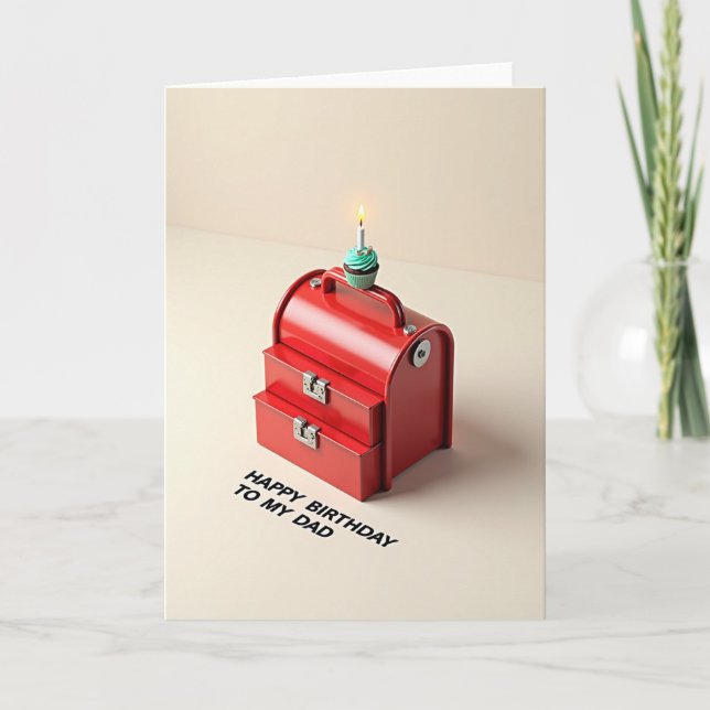 Sweet Fathers Day Tool Chest Card (Front)