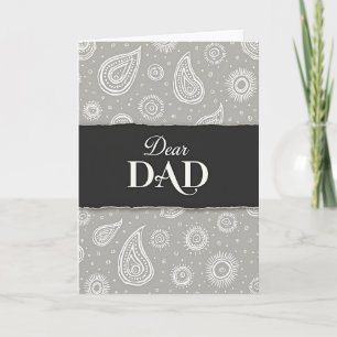 Sweet Fathers Day Torn Paper Card