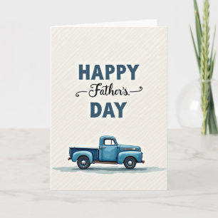 Sweet Fathers Day Truck Art Card