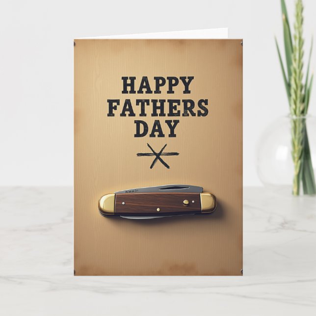 Sweet Fathers Day Workbench Card (Front)
