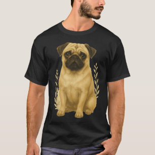Sweet Fawn Pug Charm T-Shirt