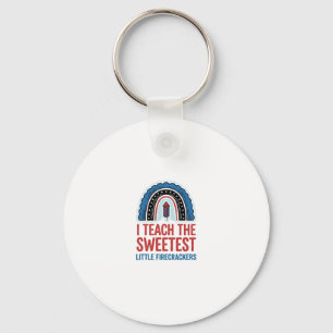 Sweet Firecracker Teacher Vintage Vector Shirt_1 Key Ring