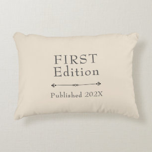 Sweet First Edition Customisable Decorative Cushion