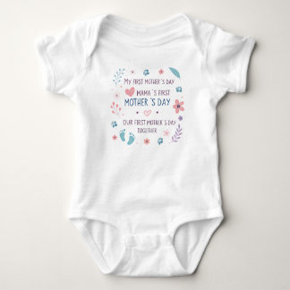 Sweet First Mother’s Day Clothing Baby Bodysuit