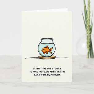 Sweet Fishbowl Birthday Card