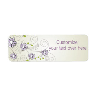 Sweet Floral  Address Labels