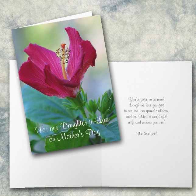 Sweet Floral Daughter-in-Law Mother's Day Card (Creator Uploaded)