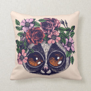 Sweet Floral Lemur Cushion