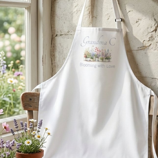 Sweet Floral Meadow Baking Apron (Sweet floral meadow baking apron)