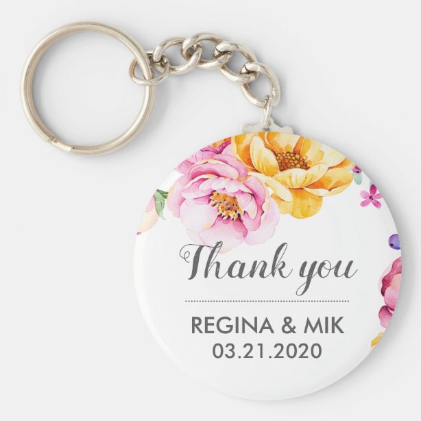 Thank You Key Rings & Keychains | Zazzle UK