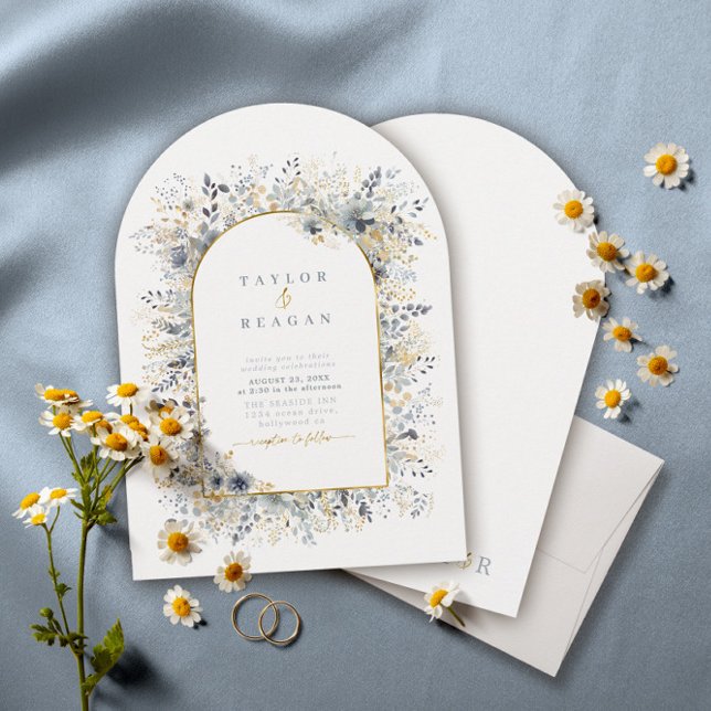 Sweet Floral Wedding Arch ID1045 Invitation (Creator Uploaded)