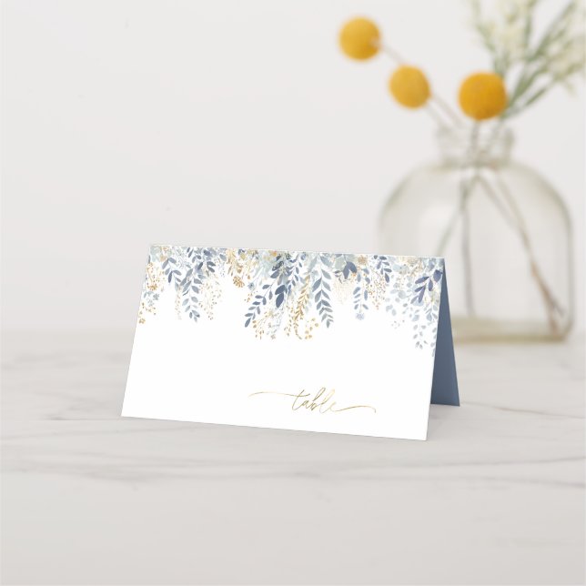Sweet Floral Wedding ID1045 Place Card (Front)