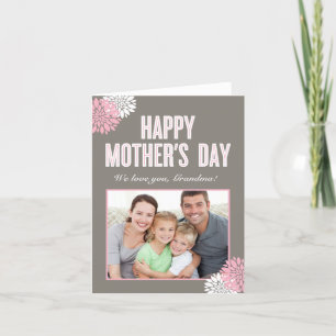Sweet Florals Mothers Day Photo Card
