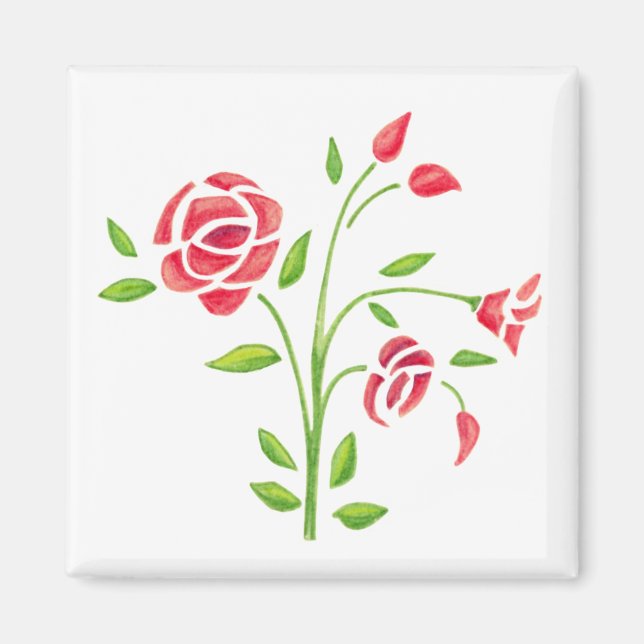 Sweet Flowers Magnet (Front)