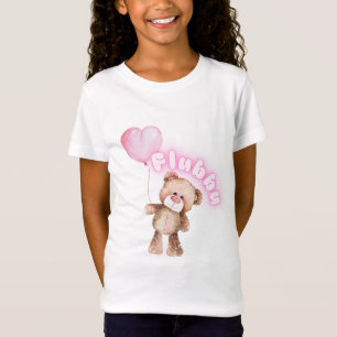 Sweet Flubbu Cute Teddy Bear Design T-Shirt