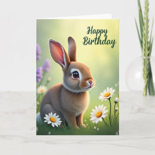 Sweet Fluffy Bunny Card