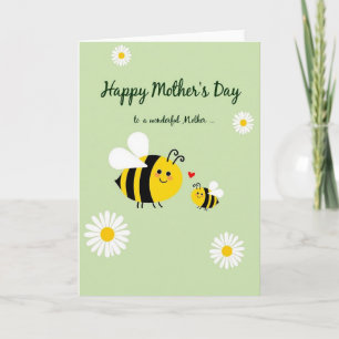 Sweet Flying Insects Mothers Day Card