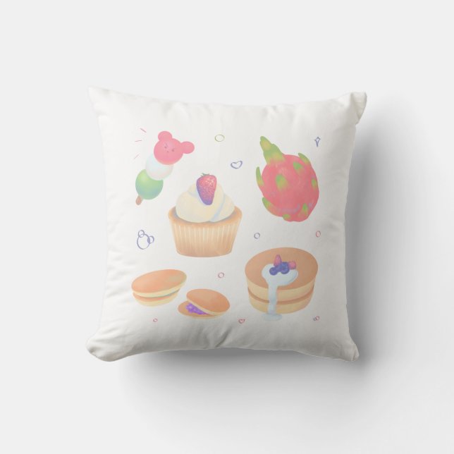 Sweet food design  cushion (Front)