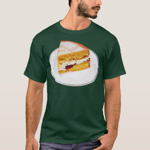 Sweet Food Victoria Sponge Slice of Cake T-Shirt