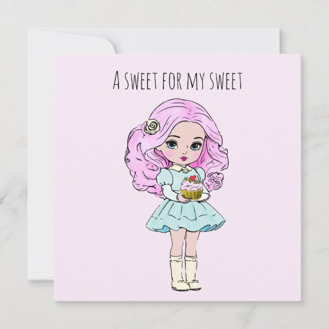 Sweet for my Sweet Valentines Card (Front)