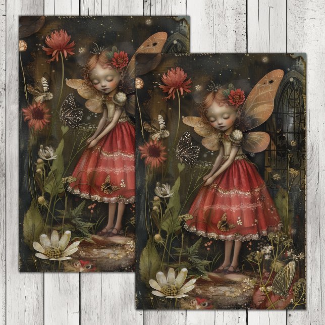 SWEET FOREST FAIRY DECOUPAGE TISSUE PAPER (SWEET FOREST FAIRY DECOUPAGE TISSUE PAPER)