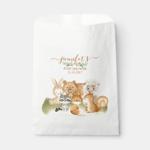 Sweet Forest Friends Baby Shower Favour Bags