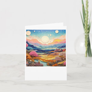 Sweet Forest Psychedelic Landscapes Sublime Nature Card